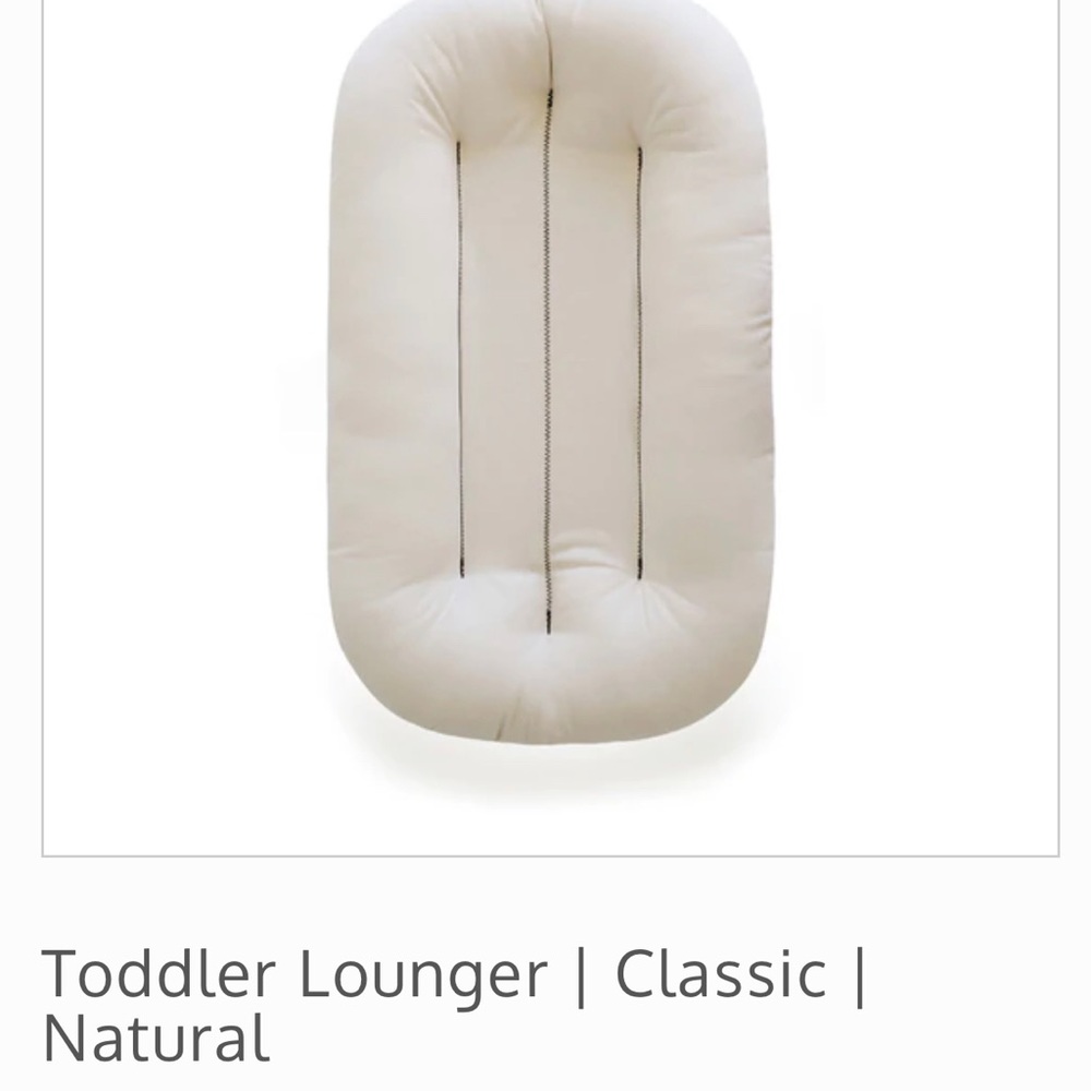 Snuggle Me Organic Lounger (infant— 9months +)